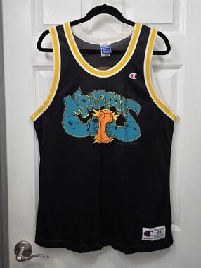 VTG. Monstars 1996 Space Jam Champion Looney Tunes Basketball Jersey Made In USA